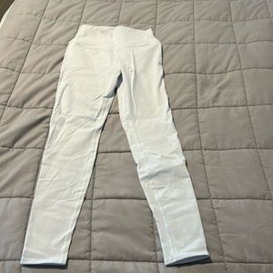 Alo white leggings, worn once